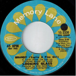 Looking Glass Brandy (You're A Fine Girl) / Golden Rainbow USED VINYL 7INCH 45 RPM SINGLE REISSUE
