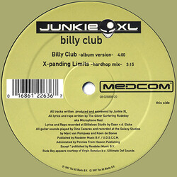 Junkie XL Billy Club USED VINYL 12INCH 45 RPM