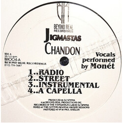 Jigmastas Chandon / Iz You Dee USED VINYL 12INCH 33 S RPM