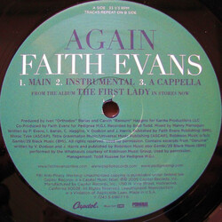 Faith Evans Again USED VINYL 12INCH 33 S RPM