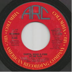 Earth, Wind & Fire Let Me Talk USED VINYL 7INCH 45 RPM SINGLE PROMO