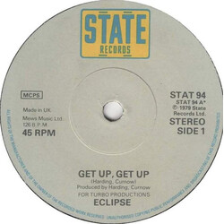 Eclipse (94) Get Up, Get Up USED VINYL 7INCH SINGLE
