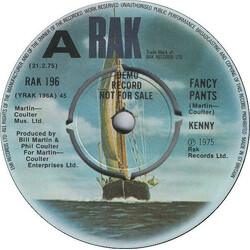 Kenny (3) Fancy Pants USED VINYL 7INCH SINGLE 45 RPM PROMO