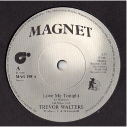 Trevor Walters / Ital Full Star Love Me Tonight / Dub Me Tonight USED VINYL 7INCH 45 RPM SINGLE STEREO
