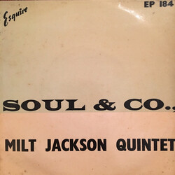 Milt Jackson Quintet Soul & Co., USED VINYL 7INCH 45 RPM EP MONO