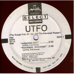 UTFO Hanging Out / Roxanne, Roxanne USED VINYL 12INCH 33 S RPM