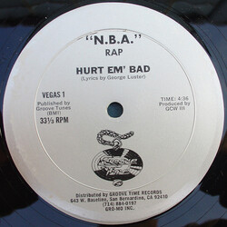 Hurt 'em Bad N.B.A. Rap VINYL 12" USED