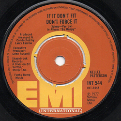 Kellee Patterson If It Don't Fit, Don't Force It Vinyl 7" USED