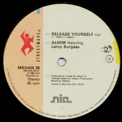 Aleem / Leroy Burgess Release Yourself USED VINYL 12INCH 45 RPM
