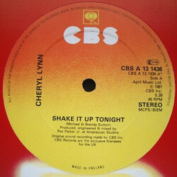 Cheryl Lynn Shake It Up Tonight VINYL 12" USED