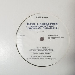 Dazz Band Let It Whip / Keep It Live (On The K.I.L.) USED VINYL 12INCH PROMO 33 S RPM