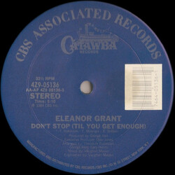 Eleanor Grant Don't Stop (Til You Get Enough) USED VINYL 12INCH 33 S RPM