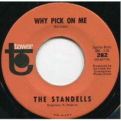 The Standells Why Pick On Me USED VINYL 7INCH 45 RPM MONO
