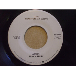 Bryan Ferry Heart On My Sleeve USED VINYL 7INCH 45 RPM SINGLE PROMO
