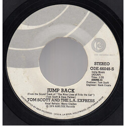 Tom Scott / The L.A. Express Jump Back / T.C.B. In E USED VINYL 7INCH 45 RPM STYRENE STEREO