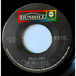 The Grass Roots Bella Linda / Hot Bright Lights VINYL 7" USED