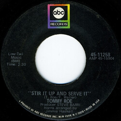 Tommy Roe Stir It Up And Serve It USED VINYL 7INCH 45 RPM SINGLE