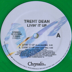 Trent Dean Livin' It Up USED VINYL 12INCH 33 S RPM