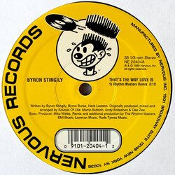 Byron Stingily That's The Way Love Is (Rhythm Masters Remixes) VINYL 12" USED