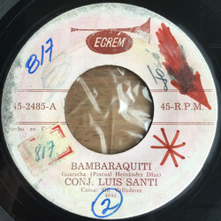 Luis Santi Y Su Conjunto Bambaraquiti USED VINYL 7INCH 45 RPM