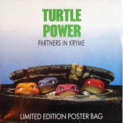 Partners In Kryme Turtle Power USED VINYL 7INCH SINGLE LIMITED EDITION