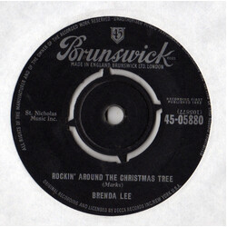 Brenda Lee Rockin' Around The Christmas Tree VINYL 7" USED