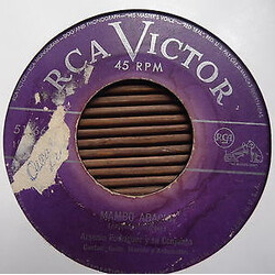 Arsenio Rodriguez Y Su Conjunto Mambo Abacua / Mi Primer Cariño USED VINYL 7INCH 45 RPM SINGLE