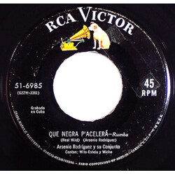 Arsenio Rodriguez Y Su Conjunto Que Negra P'Acelera USED VINYL 7INCH 45 RPM