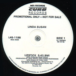 Linda Susan Bauer Lipstick USED VINYL 12INCH 45 RPM PROMO
