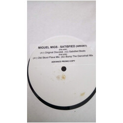 Miguel Migs Satisfied USED VINYL 12INCH WHITE LABEL