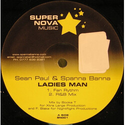 Sean Paul / Spanner Banner Ladies Man USED VINYL 12INCH 33 S RPM