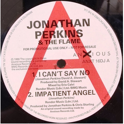 Jonathan Perkins / The Flame (2) I Can't Say No USED VINYL 12INCH PROMO