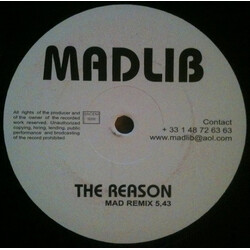 Madlib (2) The Reason USED VINYL 12INCH