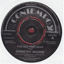 Dorothy Moore For Old Time Sake USED VINYL 7INCH 45 RPM SINGLE