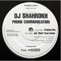 Shahrokh Dini Phunk Communication USED VINYL 12INCH PROMO
