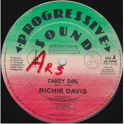 Richie Davis Candy Girl USED VINYL 12INCH 45 RPM