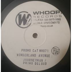 Wonderland Avenue Journeyman / Primo Deluxo USED VINYL 12INCH WHITE LABEL PROMO
