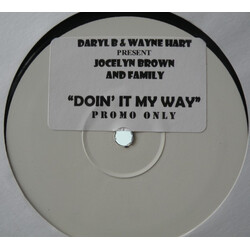 Daryl B / Wayne Hart / Jocelyn Brown Doin' It My Way USED VINYL 12INCH WHITE LABEL PROMO