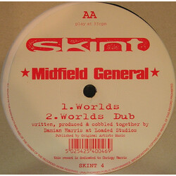 Midfield General Worlds / Bung USED VINYL 12INCH 33 S RPM