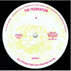 The Federation (3) Takin' Umbrage USED VINYL 12INCH 45 RPM PROMO
