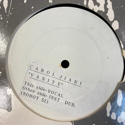 Carol Jiani Vanity USED VINYL 12INCH WHITE LABEL