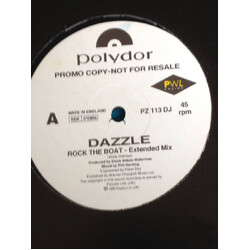 Dazzle (8) Rock The Boat USED VINYL 12INCH 45 RPM PROMO