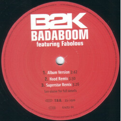 B2K Badaboom USED VINYL 12INCH