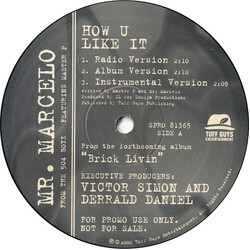 Mr. Marcelo / Master P How You Like It USED VINYL 12INCH PROMO