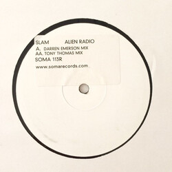 Slam Alien Radio (Remixes) USED VINYL 12INCH WHITE LABEL