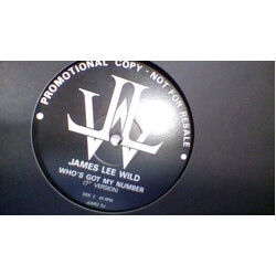 James Lee Wild Who's Got My Number USED VINYL 12INCH PROMO 45 RPM
