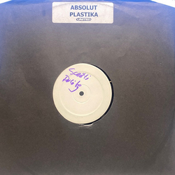 Plastika Absolut USED VINYL 12INCH SINGLE SIDED WHITE LABEL