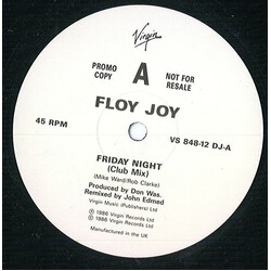 Floy Joy Friday Night In This Cold City USED VINYL 12INCH PROMO SINGLE