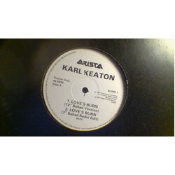 Karl Keaton Love's Burn USED VINYL 12INCH 45 RPM PROMO