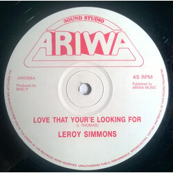 Leroy Simmonds Love That You're Looking For USED VINYL 12INCH 45 RPM